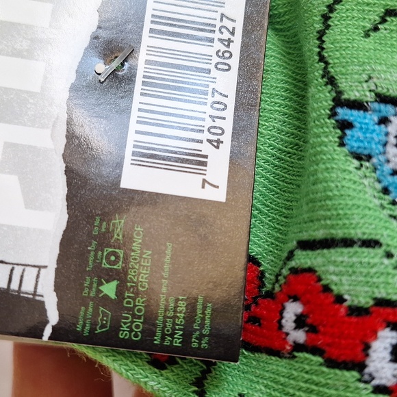 Teenage Mutant Ninja Turtles men's socks, fits shoe size 6-12 Nickelodeon - Picture 7 of 7